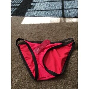 Xhilaration Women's Swim Bikini Bottom Size Small Pink Brown